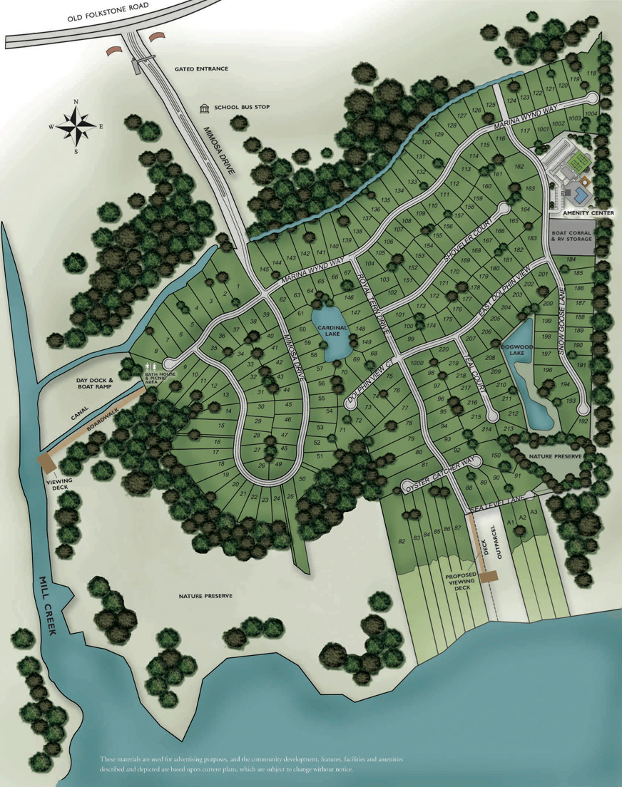 Mimosa Bay Siteplan